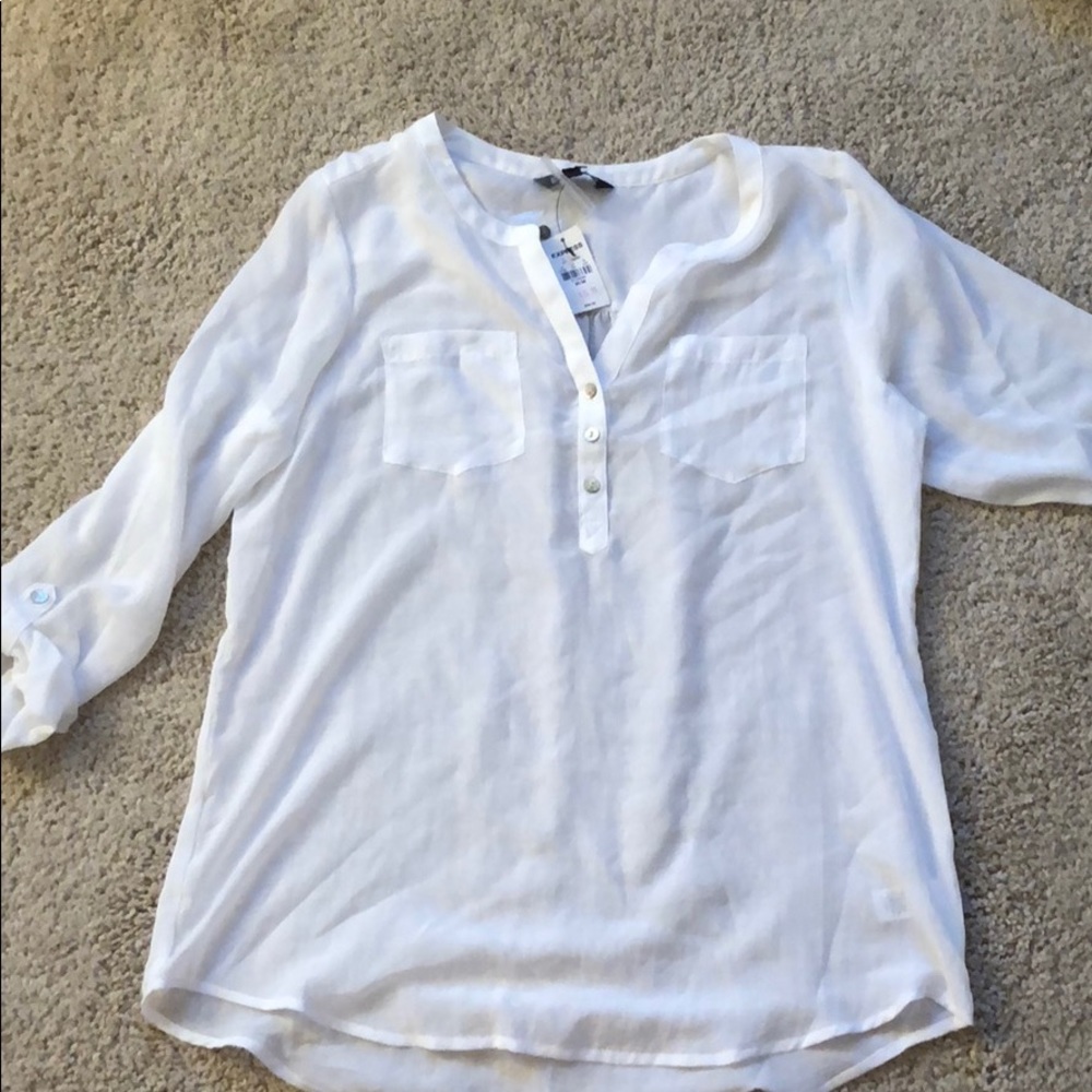 NWT Express 3/4 length sleeve size M